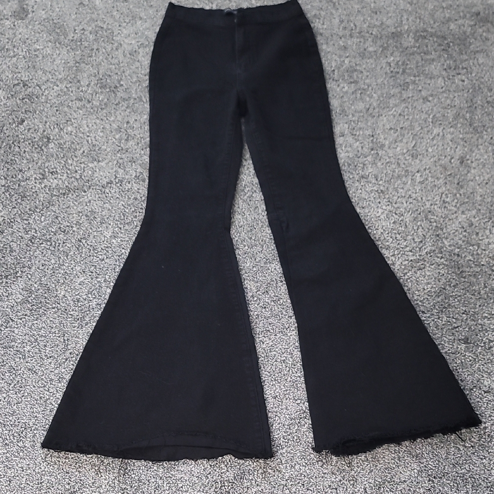 Black Flared Pants